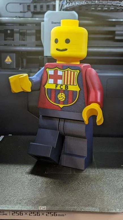 🔵🔴 Figurinha tijolo Colecionador FC Barcelona (20cm) – photo 5